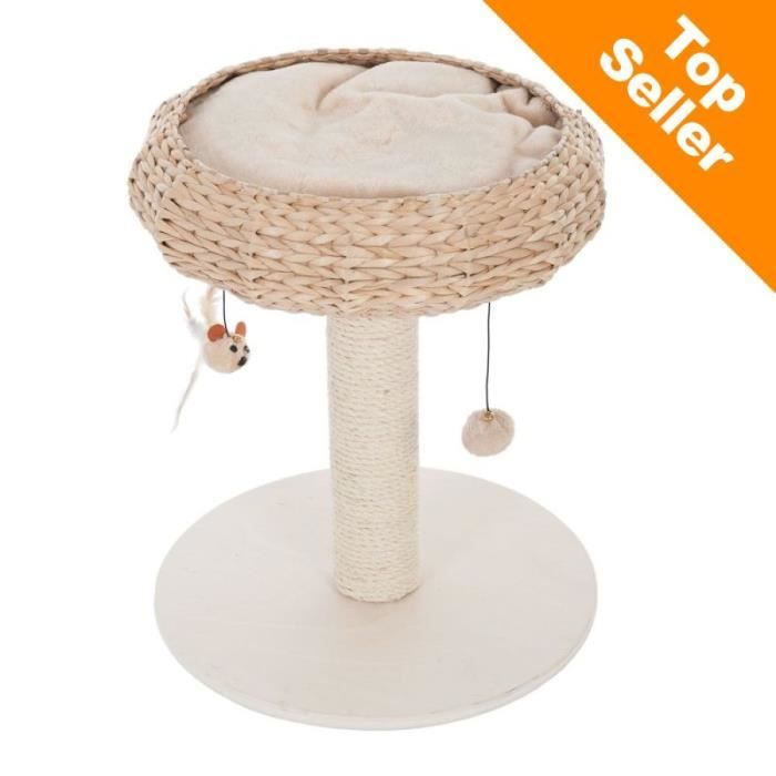 Arbre A Chat Natural Home I Beige Cdiscount Animalerie