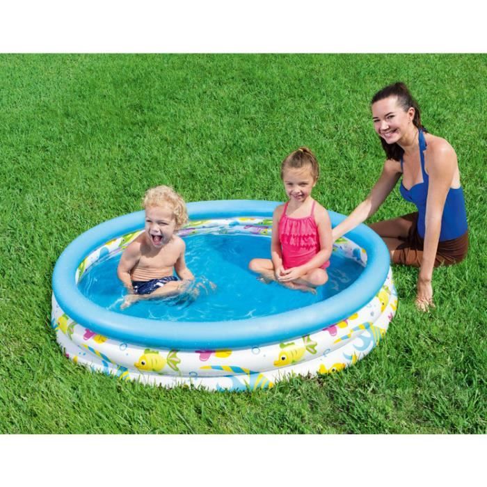Piscine Ronde Gonflable Enfant Bebe Jardin Maison Jouet Baignoire