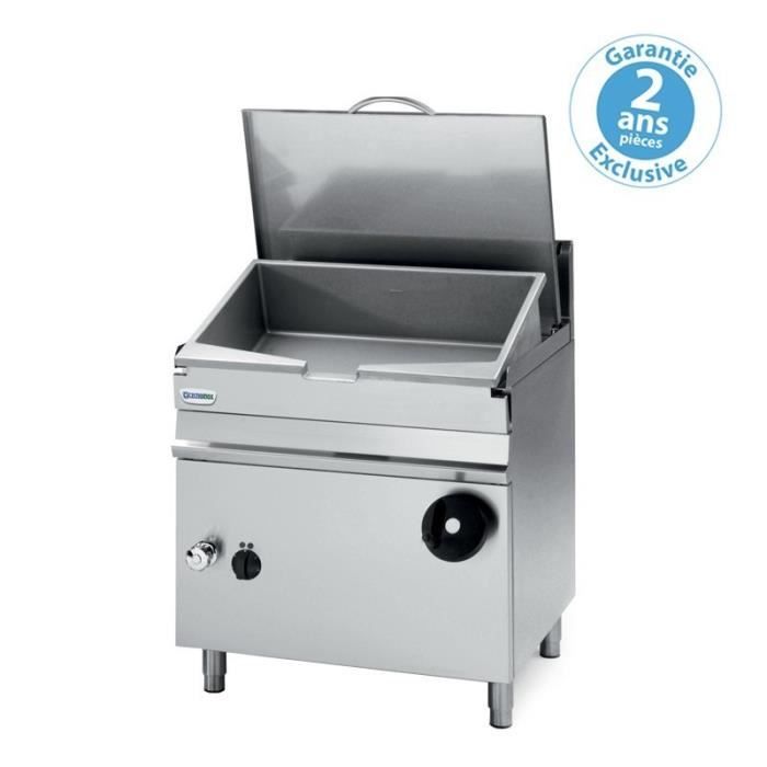 Sauteuse Basculante Electrique 50 Litres Cuve Inox Gamme 700