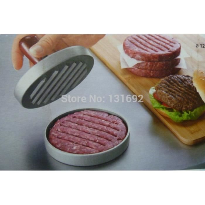 Presse Viande Hamburger Legume Moule Pressoir Steak Hache Galette Barbecue Grill