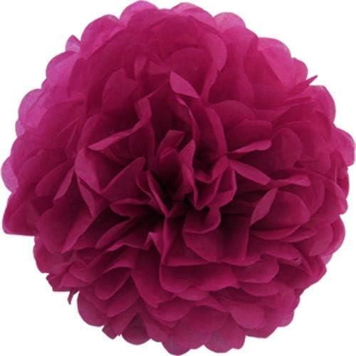 12 Pompons Papier De Soie Doré - 10 Et 12 Pouces - Déco Mariage, Anniversaire - À Assembler Facilement