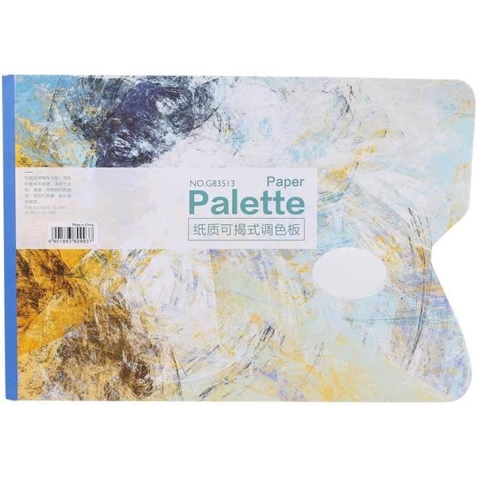 Palette De Papier A4 35 Feuilles Pour Aquarelle Peinture à L'huile
