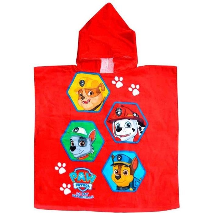 Peignoir de bain shop pat patrouille garçon