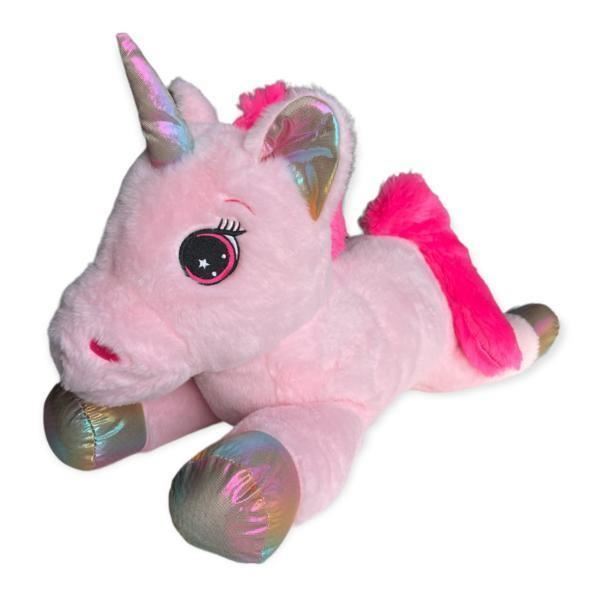 Peluche Licorne XL Bellini, Rose, 56cm, Position allongée, Toucher agréable  et tout doux, 100% polyester - Cdiscount Jeux - Jouets