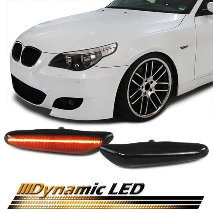 2 CLIGNOTANT REPETITEUR DYNAMIQUE LED POUR BMW SERIE 5 E60 E61 X3 E83 X1 E84 2009-2012