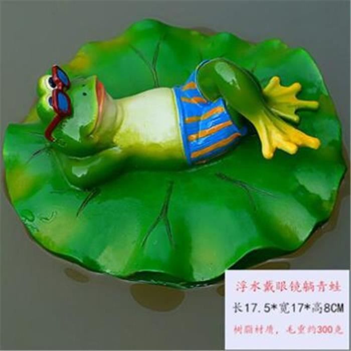 2 Figurines De Grenouille En Résine Pour Jardin - Décorations étanches Pour Pelouse, étang, Terrasse - Dimensions 21x8x6 Cm