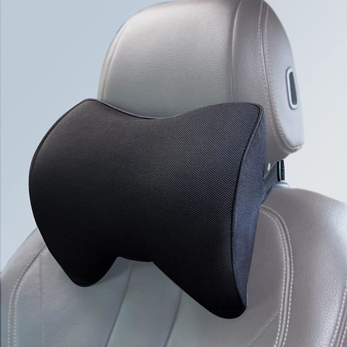 Coussin de cou en mousse à mémoire de forme pour appuie-tête de voiture,  bandoulière réglable, confortable, doux, respirant, - Cdiscount