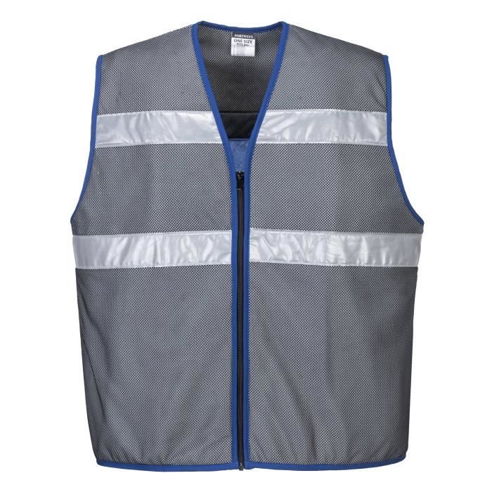 Meilleurs prix pour Gilet rafraîchissant - Portwest - Taille L/XL - Couleur Gris - 8 heures de fraîcheur - Anti-stress thermique