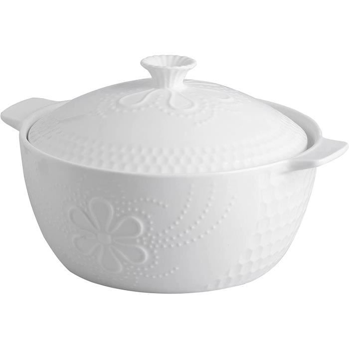 Plat Au Four Avec Couvercle, Cocotte Four Ronde Avec Couvercles, Viande ...