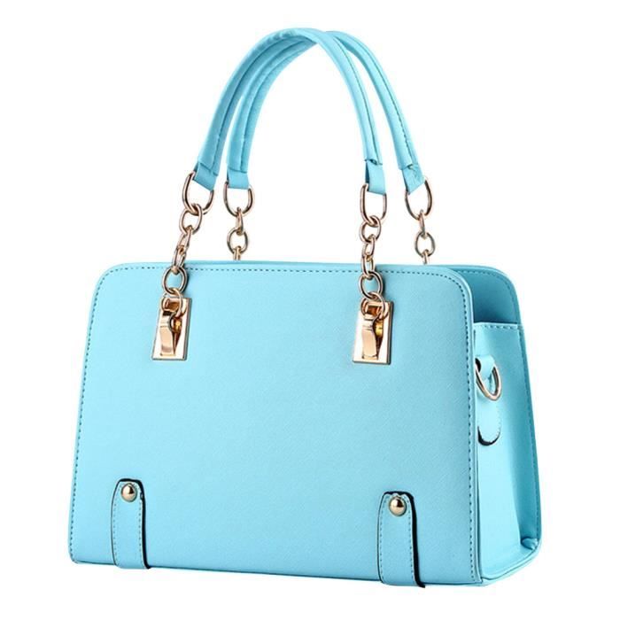 sac a main bleu clair