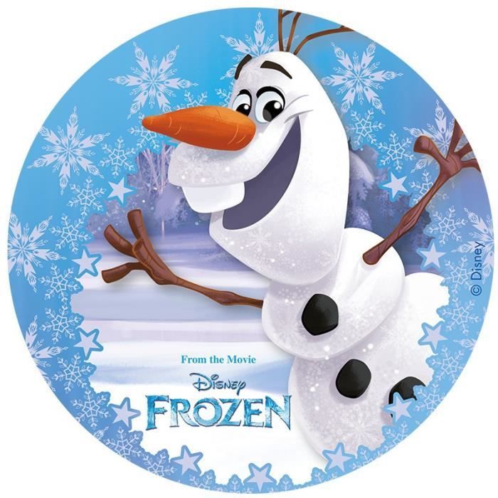 Disque En Sucre Olaf Frozen Reine Des Neiges Decoration Gateau Cm 901 Cdiscount Au Quotidien