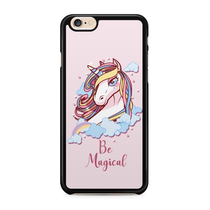 Coque Iphone 5c Licorne Be Magical Unicorn 03 Bords Noirs Achat