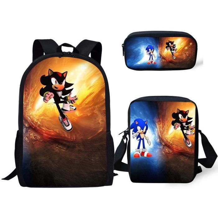 Sonic the Hedgehog Enfants Sac À Dos Enfants Sac D'école Sac à lunch Pen Case LOT Sonic the Hedgehog Enfants Sac À Dos Enfants Sac D'école Sac à lunch Pen Case LOT