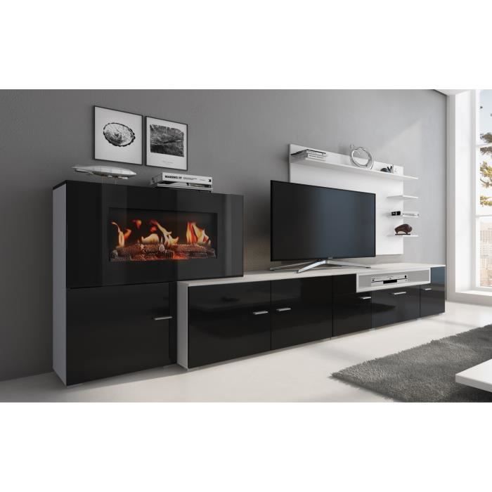 Meuble Tv Avec Cheminee Achat Vente Pas Cher