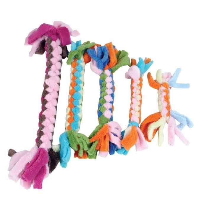 Lot De 4 Jouets à Mâcher En Corde De Noël Pour Chien (Arbre, Flocon, Bonhomme De Neige, Couronne) - Avec Couinement - 12
