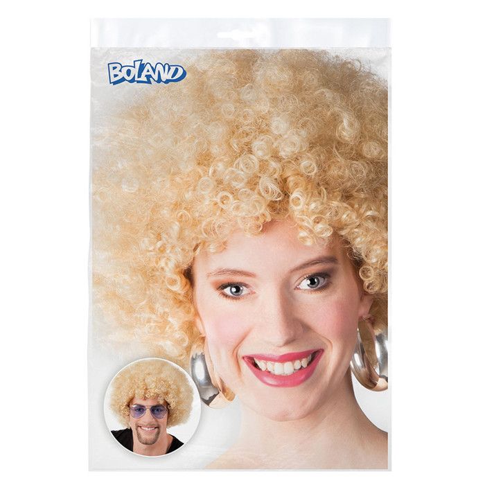 Perruque afro outlet blonde