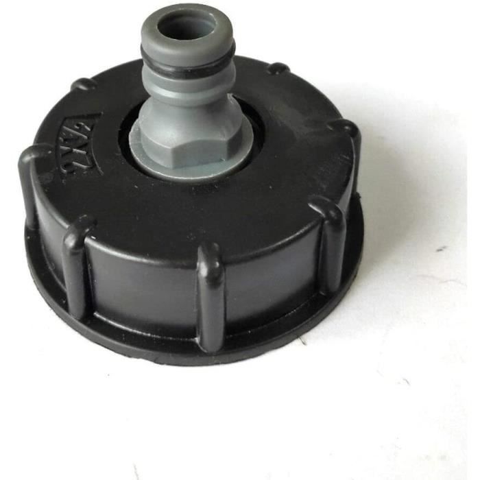 Diam/ètre dentr/ée 60mm pour IBC Cuve 1000 litres Diam/ètre de Sortie 1//2 KARIN IBC S60x6 Raccord//Bouchon Mamelon
