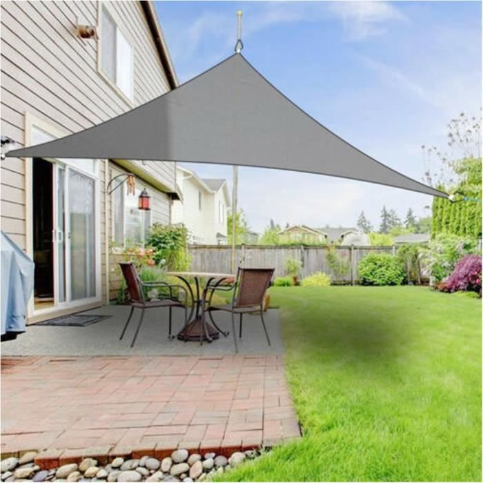 Voile D'ombrage 2x2 M HDPE - Protection UV 90%, Imperméable, Avec œillets - Pour Terrasse, Jardin, Camping
