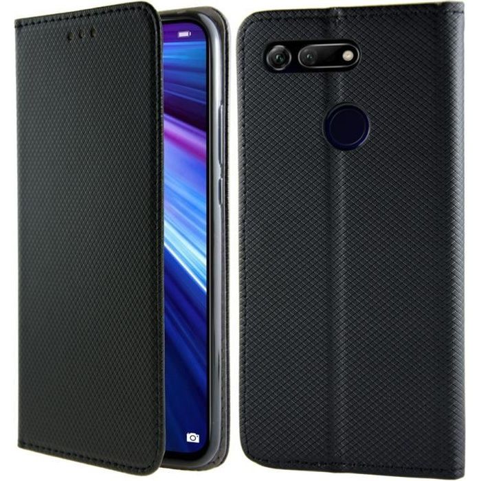 Coque Honor View 20 Coque Honor View 20 Housse Etui Magnétique - Noir - AVSCASE - Achat