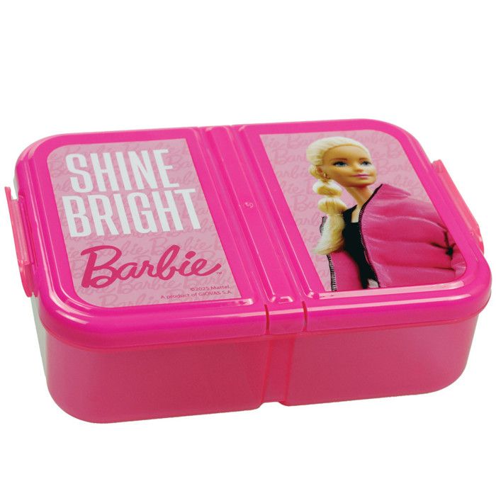 Boîte gouter Barbie Shine Bright 17 CM - 3 Cpt