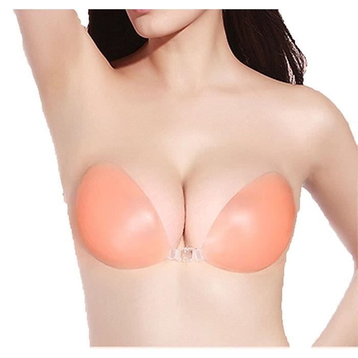 Push Up Soutien-Gorge Autoadh/ésif sans Bretelles Invisible Bra Adh/ésif Lingerie Bras Brassiere pour Femme Mariage Et/é