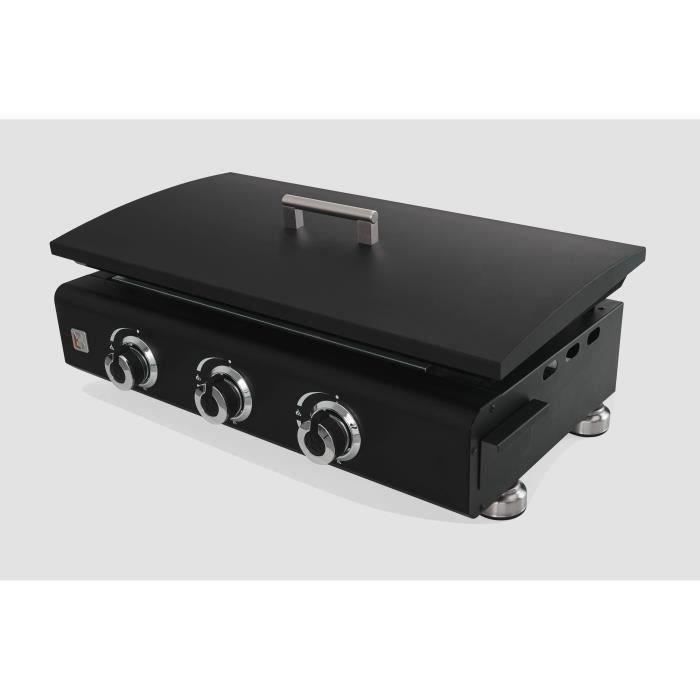 Brasero Plancha Gaz Amaya 3 Feux A Poser Fonte Francaise Capot Inclus Achat Vente Plancha Brasero Plancha 3 Feux Cdiscount