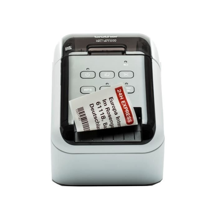 Imprimante à étiquettes – BROTHER – QL-810WC – Thermique directe – 300 x 600 DPI – Noir et Blanc