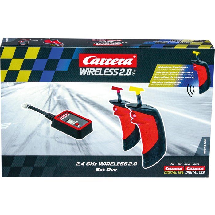 Accessoires de circuit électrique - CARRERA Digital 132 - Wireless 2.0 Set Duo Digital 132/124 - Manettes sans fil - Dès 8 ans