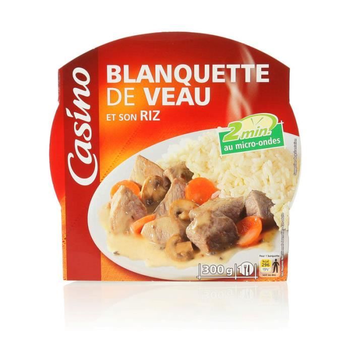 Blanquette De Veau Et Son Riz 300 G Achat Vente Plats