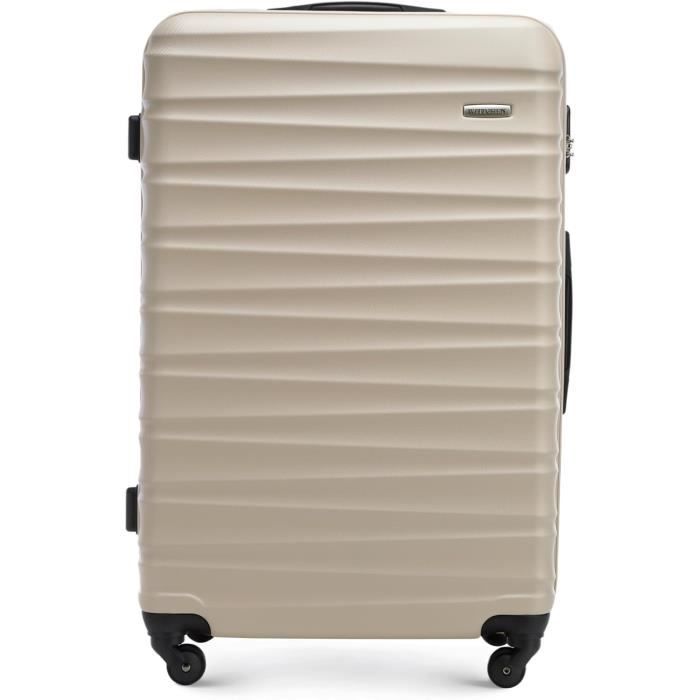 60er 70er Valise 64x40 Simili-Cuir Braun Valise de Voyage 60s 70s