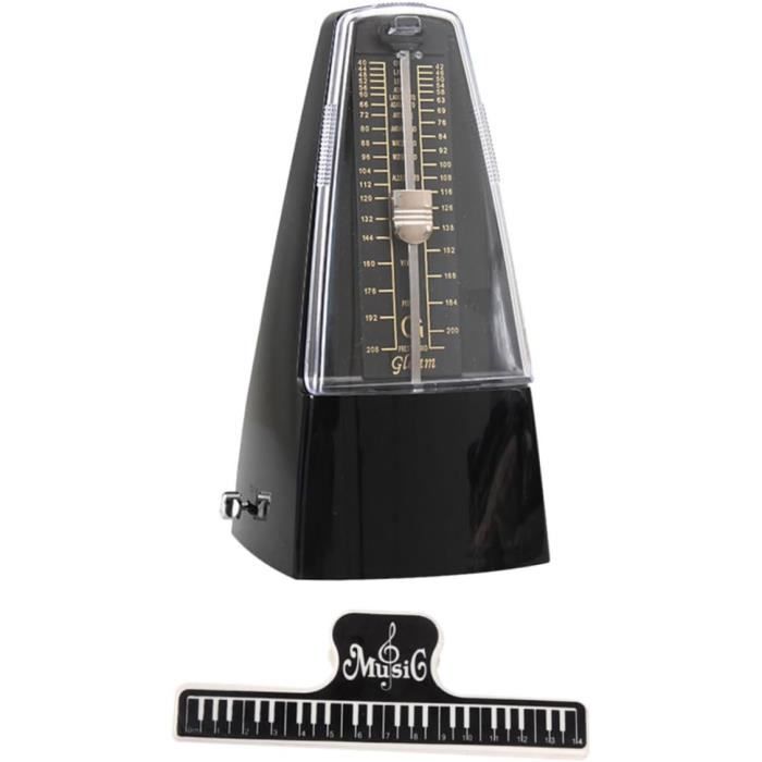 Métronome Mécanique Sionhiuo - 40-208 BPM Pour Piano, Guitare, Violon Et Tous Instruments