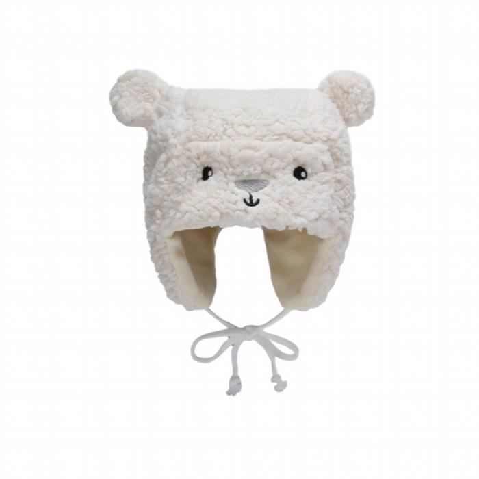 Ensemble Bonnet Et Moufles Bébé Hiver - 2 En 1 Avec Cache-oreilles Et Mentonnière Velcro - Pour 1 à 4 Ans - Polaire Douce Et Chaude - Idéal Froid, Neige, Sorties - 9