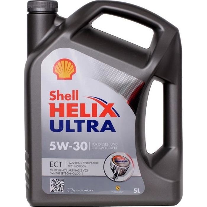 Shell Helix Ultra Ect 5w30 5l Achat Vente Huile Moteur Helix Ultra Ect 5w30 5l Cdiscount