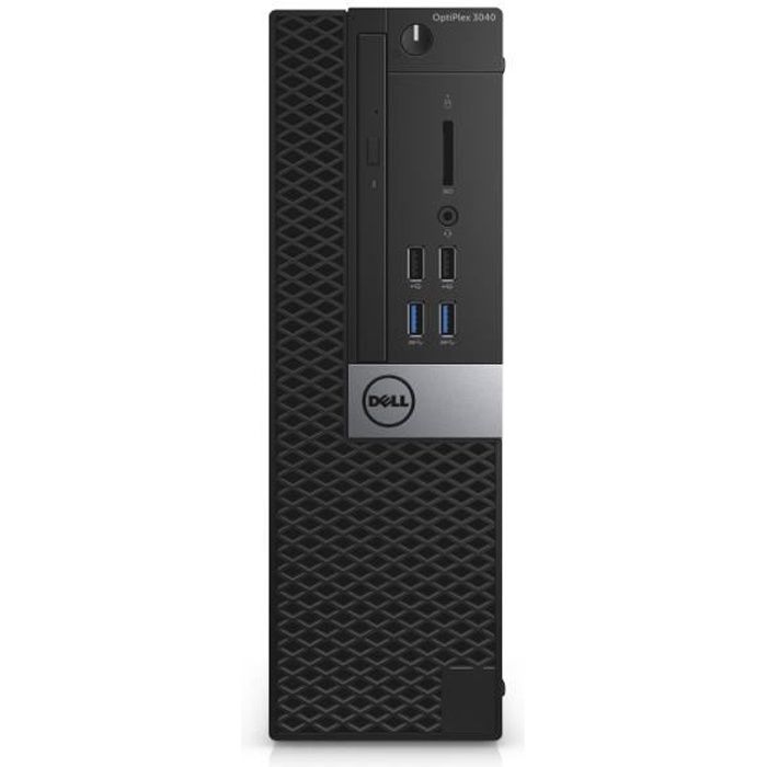 DELL OptiPlex 3040, 3,2 GHz, Intel® Core™ i5 de 6eme génération, 4 Go, 500 Go, DVD±RW, Windows 10 Pro