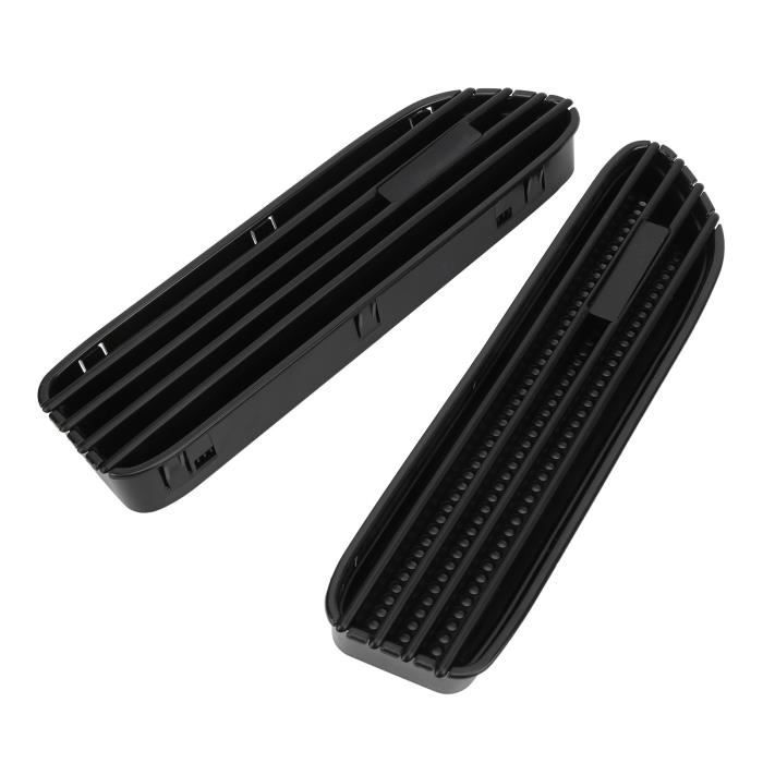 Grille D'aération Latérale Vermont Castings WinterWarm – Fonte émaillée Noire, Pour Insert à Bois
