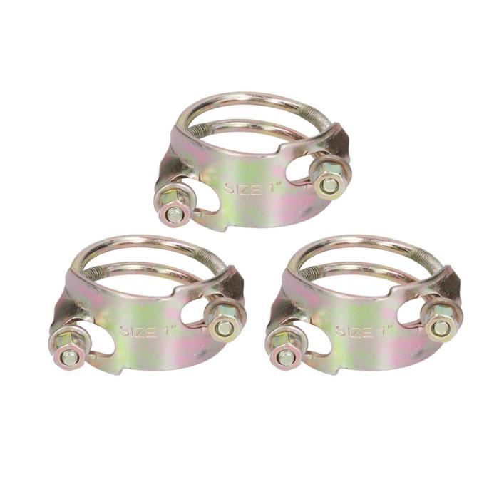Lot De 20 Colliers De Serrage Acier Inox 304 - Double Fil - 16 à 40 Mm