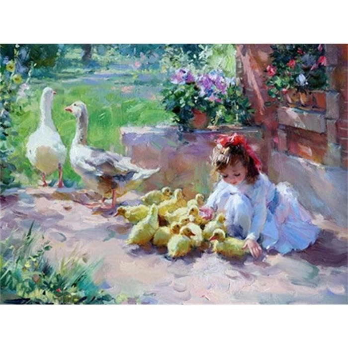 ENCOMAG 5D Fée Diamond Painting, Fille DIY Diamant Peinture