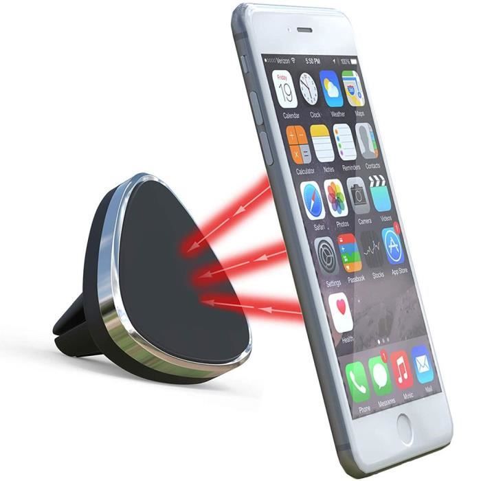 Support Téléphone Voiture Universel Portable Fixation Puissante Tableau De  Bord Pare-Brise Clip pour iPhone 6 7 8 X Huawei Samsung