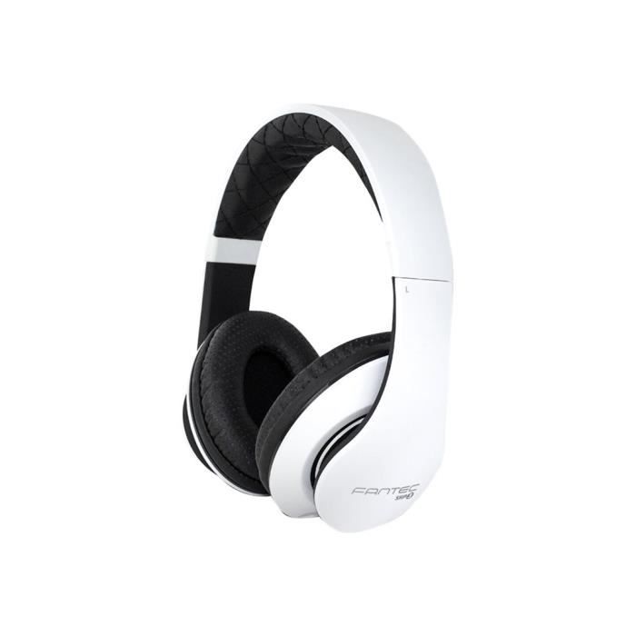 FANTEC SHP-3 - Casque - sur-oreille - isolation acoustique - noir, blanc