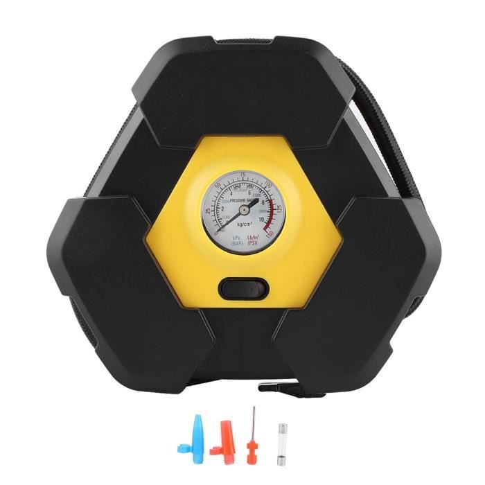 Compresseur D'air Portable 12V Pour Voiture - Pompe à Pneus Avec Manomètre, 2,5 M De Câble, 120W - 11