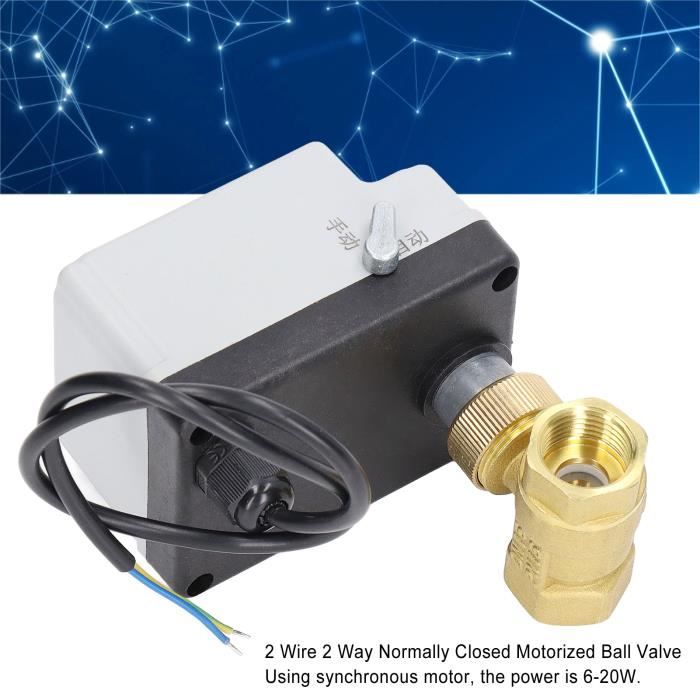 Valve De Vidange Automatique 24-380V 1/2 BSP Pour Compresseur - En Laiton Et ABS, Neuve
