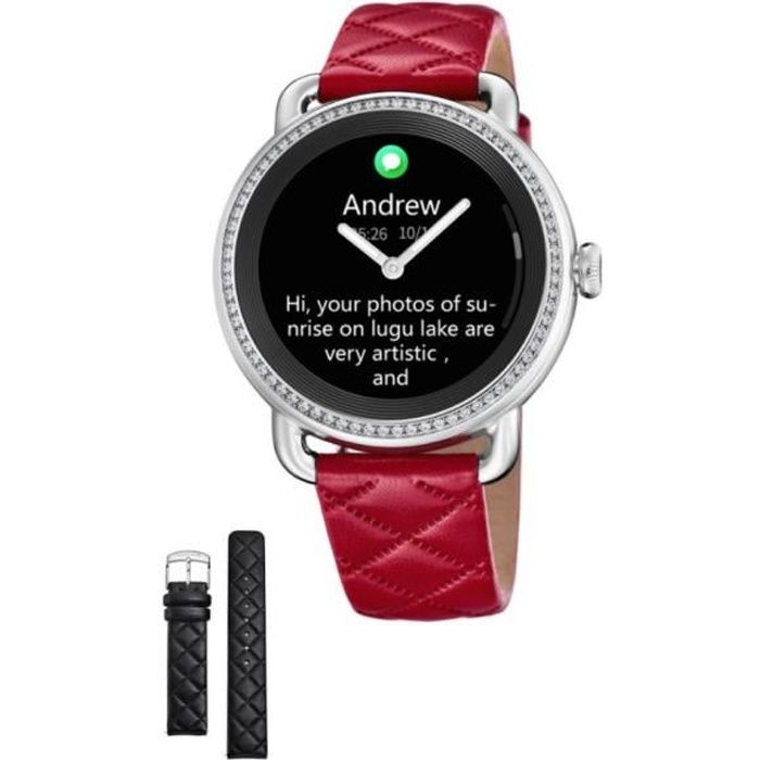 Montre shop hybride femme