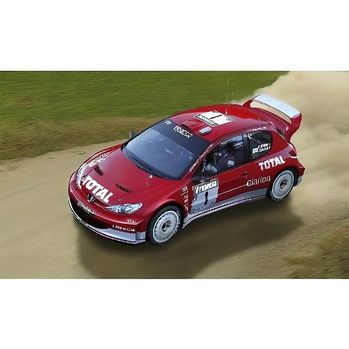 HELLER  - 80113 - construction et maquettes - peugeot 206 wrc '03 - echelle 1/43&egrave;me 