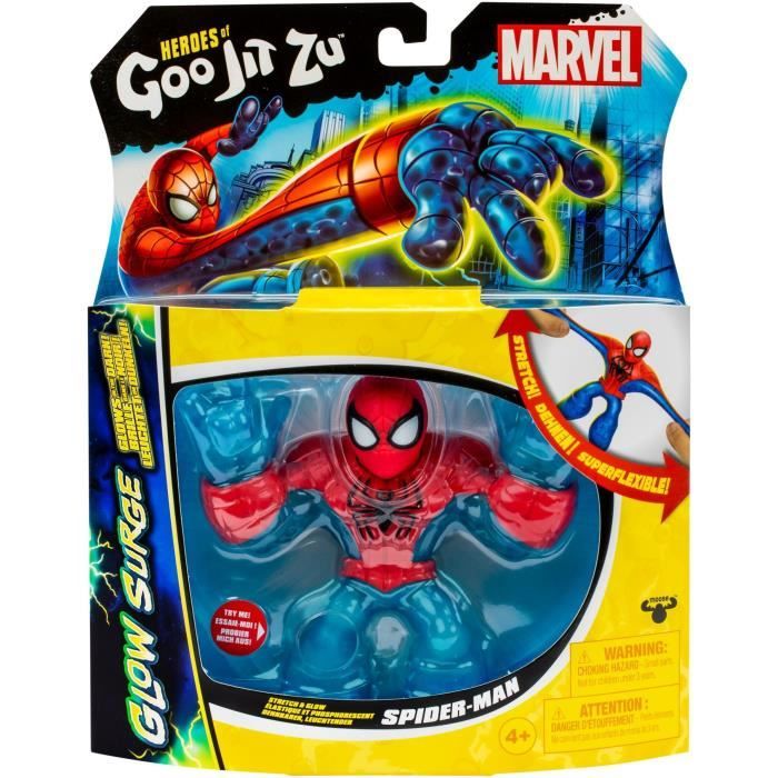 Figurine Spider Man Glow Surge Moose Toys La Boite - vue 3