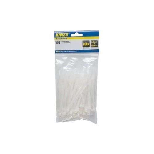 Attaches De Câble Blanches, Attaches En Nylon Pour Le Bricolage, Le Bureau, Le Jardin, Le Garage Et L'Atelier, Emballage Multiple D'Attaches En Plastique Zip Ties Taille