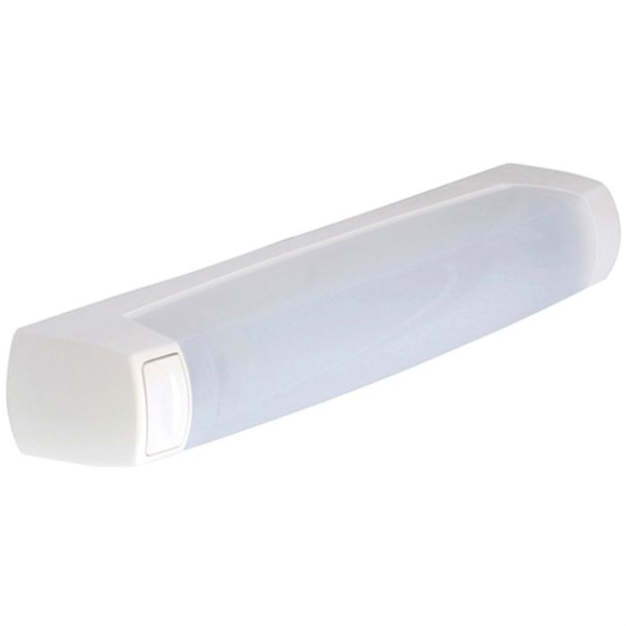 Meilleurs prix pour Réglette salle de bain EO S19 sans source lumineuse SSL avec interrupteur blanc - L’ÉBÉNOÏD - 055213