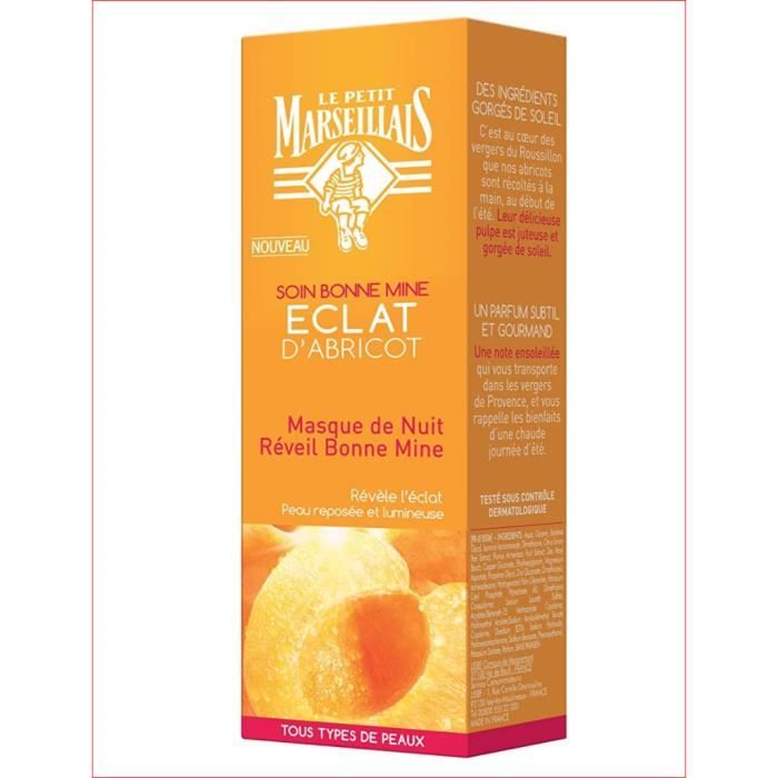 Le Petit Marseillais Masque Nuit Réveil Bonne Mine