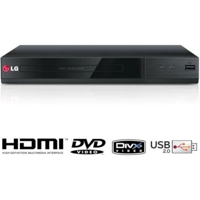 Lecteur DVD LG DP132 - HDMI, USB - NTSC, PAL - WMA, MP3, LPCM - Garantie 2 ans