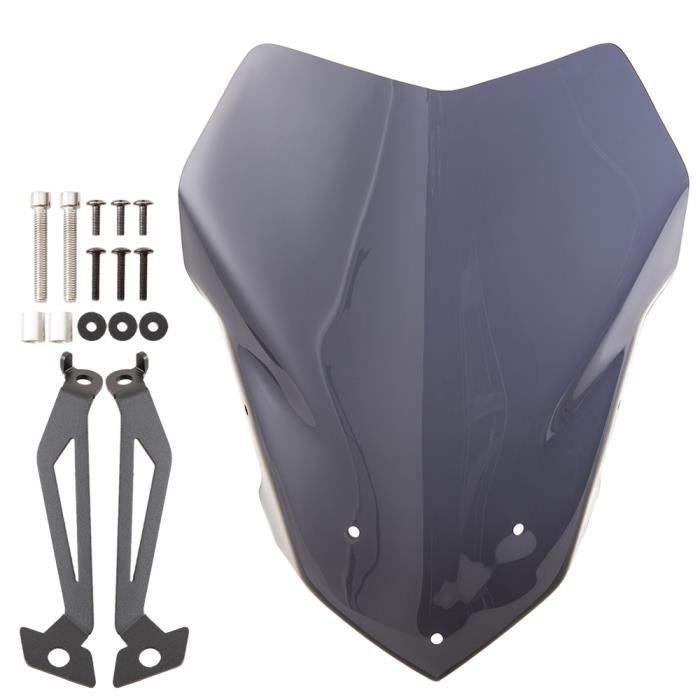 Pare-Brise Moto Pour Honda CB600F Hornet S 2001-2002 – Déflecteur Vent ABS Noir Robuste