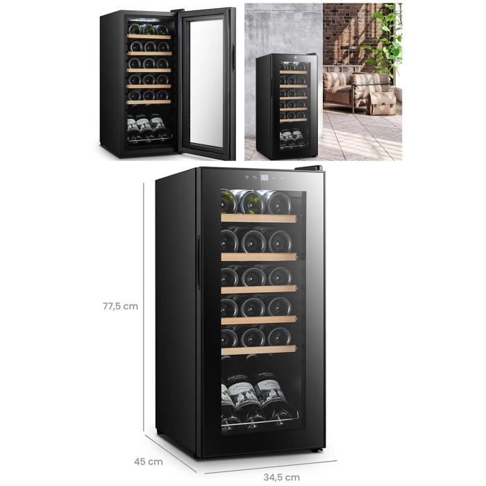 Cave à vin 18 bouteilles Capacité de refroidissement thermoélectrique